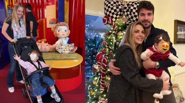 Ünlü çiftten mutlu aile paylaşımı...